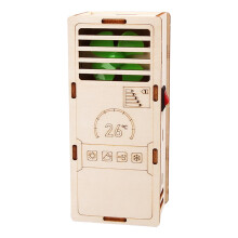 STEM Building Blocks DIY Air Conditioner Model Kit with Visible Temperature Change for Kids 714