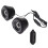 USB Desktop Speakers Wired with LED Light, Black/Blue 3