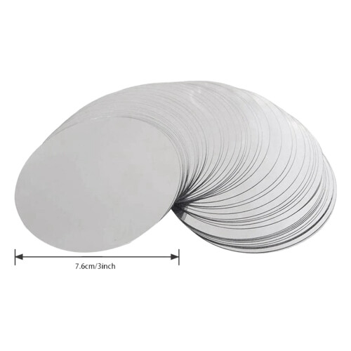 300 Pcs 3 Inch Silver Wine Pourer Discs Drip-Proof Drip Pouring pour Spout pour Wine Thin Slice 2
