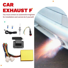 Kit de Lance-Flammes D'Échappement en Aluminium pour Avions, Universel pour Voitures, Moteurs, VTT, Brûleur de Feu, Kit de Postcombustion.