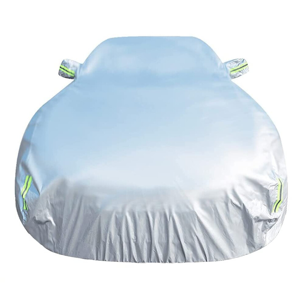 Waterproof Full Car Cover For Hyundai I20 Allweather Uv Resistant Windproof Hail Protection Silver 9073542687603