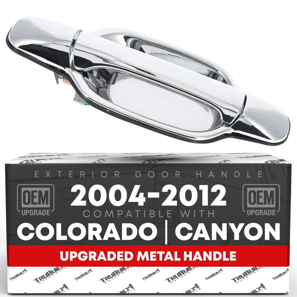 Chrome Rear Passenger Door Handle For Chevrolet Colorado Gmc Canyon 20042012 Upgraded Metal Oem 25875524 9771547547778