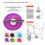Universal Rotating Mop  Thickened and Encrypted Replacement  Mop  Replacement Mop   White 4