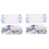 2X for   Lite Protective Shell, Full Cover Upper and Lower Cover Painted Shell SX-117 Ukiyo-E Sea Waves 1