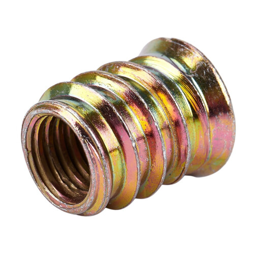 Set of 10 Threaded Insert M10 x 20 mm for Wood 2