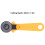 45mm Leather Fabric Cutting Wheel Rotating Loop Stick Cutter Tool 6