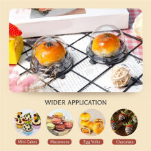 Individual Cupcake Container  Cupcake Holder Desk Pet Containers for Chocolate Covered Cookies 100 Pack