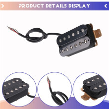 6-String Electric Guitar Neck Pickup HBA117 Alnico 5 Uncovered Humbucker Neck 50mm Pickup Electric Guitar Pickup