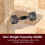 2Pcs Floating Corner Shelf Triangle Wall Mount Storage Rack Bathroom Shelves for Kitchen Bathroom Bedroom 7