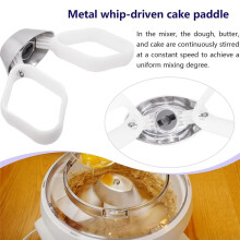 Cookie Paddles for Universal Mixer, 2 Pack Cookie Paddles for Mixer with Metal Whip Drive