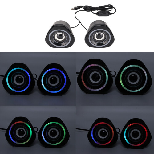Compact USB Speakers for Gaming and Work 2