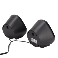 USB Desktop Speakers Plug and Play Black