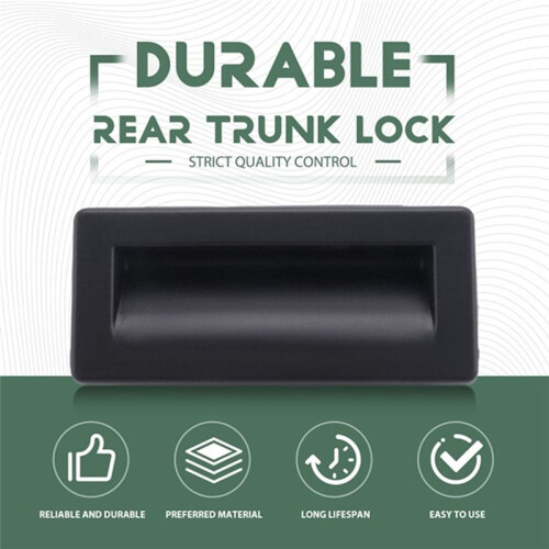Car Rear Trunk Lock Release Handle  3V0827566 for  A4 2016-2022 Tailgate  Button Cover 2