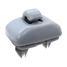 Sun Visor Clip Hook Holder 8W0857562A Gray Fit Replacement for Audi Q5 A4 A5 Secure Visor Retention