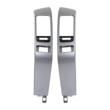 Air Vent Panel Set, Silver Grey Dashboard Frame for Toyota Land Cruiser Prado J120, Direct Fit 20032009