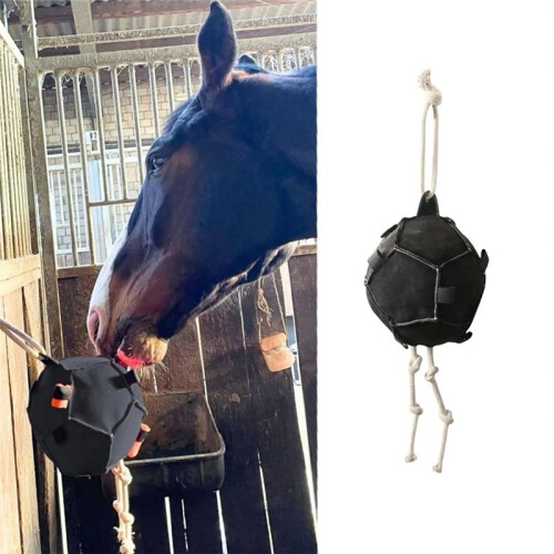 Horse Hay  Slow Feed Consumption  Interactive Boredom Buster Funny Stress Reliever for Feeding Avoid Boredom