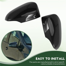 for PRIUS C AQUA ABS Carbon Fiber Car Exterior Rearview Mirror Cover Wing Mirror Covers Caps