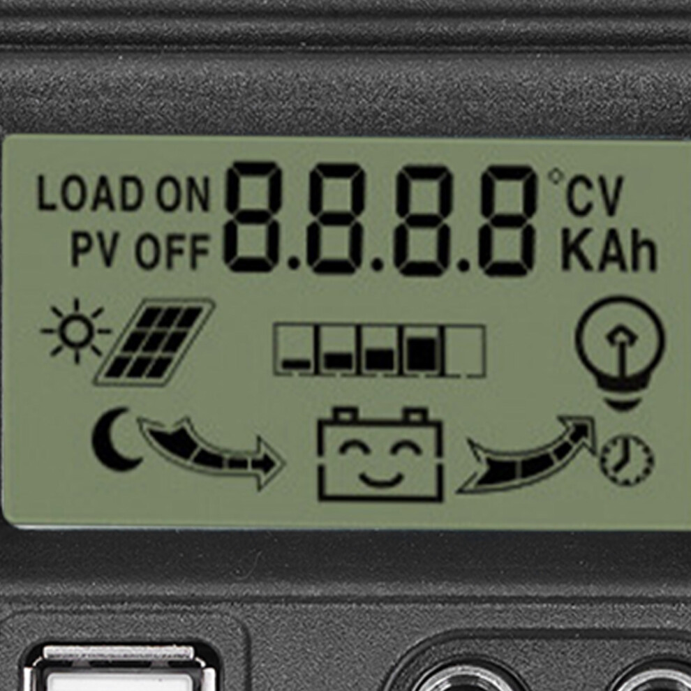 Solar Regulator LCD Display 2 USB 30A