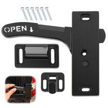 RV Screen Door Latch Handle Replacement Kit Left Hand Secure Closure Lock Plate for Camper Trailer