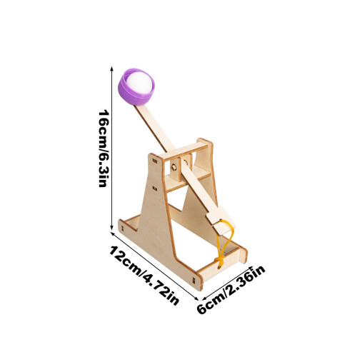 STEM Learning Kit with Adjustable Launch Angle Catapult for HandsOn Physics Classroom Activities 1
