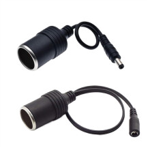 DC Power Adapter Cable 12V 24V 5A Male to Female Car Socket Connector with Quick Power Connection