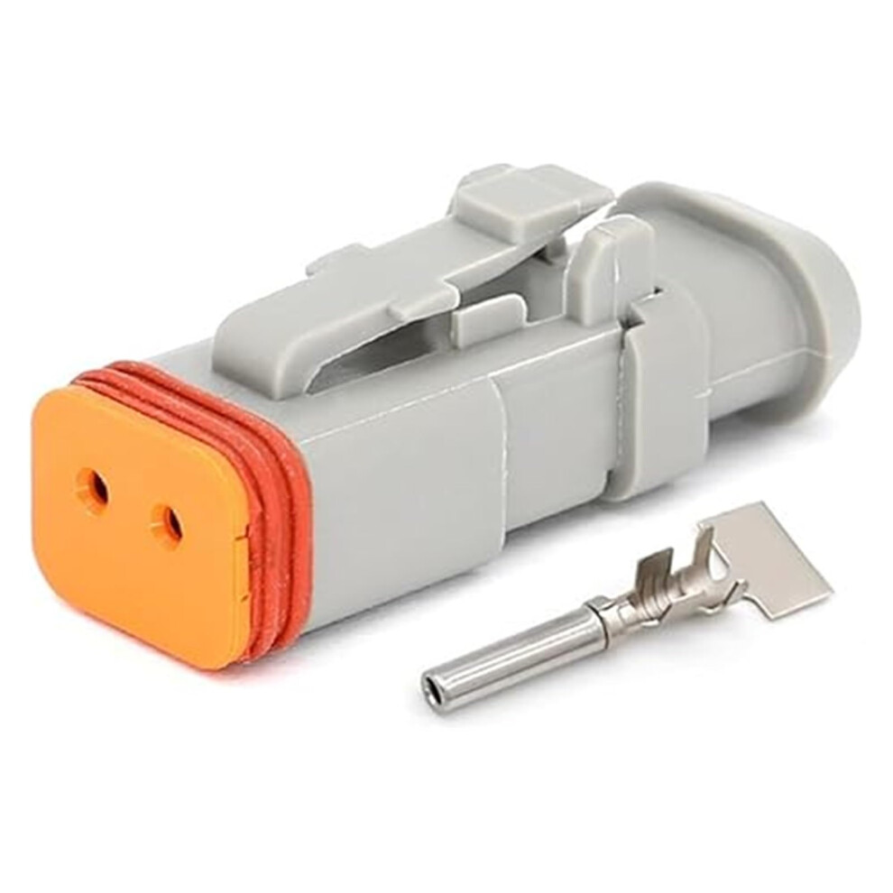 Automotive Waterproof Connector Dt062s 2 Pin Dt Series Plug Set Male Female Reliable Secure Connection 9771547548034