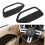2pcs Front Door Panel Insert Cover for Ford Mustang 2005-2009 Black 5