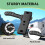 RV Screen Door Latch Handle Replacement Kit Left Hand Secure Closure Lock Plate for Camper Trailer 4