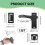 RV Screen Door Latch Handle Replacement Kit Left Hand Secure Closure Lock Plate for Camper Trailer 5