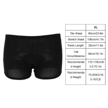 Fahrrad Radlerhose Herren 6D Gepolstert