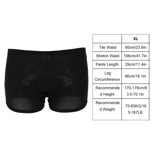 Fahrrad Radlerhose Herren 6D Gepolstert