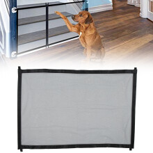 Hunde-Sicherheit Mesh-Gatter für Indoor- und Outdoor-Einsatz – Treppen & Geländer, 112x75,5 cm
