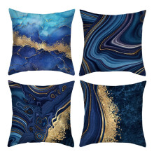 4 Pack Cushion Covers 18X18 Inches Throw Pillow Pillow Cases with Invisible Zipper for Sofa Livingroom Bedroom