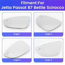 Verre de RéTroviseur ArrièRe Chauffant Gauche de Voiture pour B7 Bettle 3C8857521 3C8857522