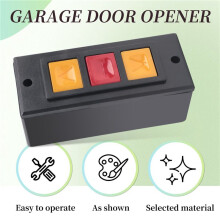 4X GaragedöRröPpnare, Elektrisk DöRrrullbrytare LåSbox, Ytmonterad Dold Knappbrytare C