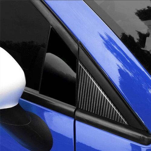 Cubierta Triangular para Espejo Retrovisor de Puerta de Coche para  500 Abarth 595 695 2012-2023, Cubierta Triangular para Pilar A de Ventana 2