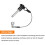 2X Stainless Steel Quick Release Pin 6mm Diameter  Locking Pin with Push Button Lanyard Cable Usable Length 25mm 2