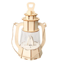 Wooden Lantern Puzzle STEM Kit for Kids and Teens, HandsOn Educational Model Building