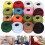 16Pcs Bright Color Crochet Thread Set, 2 Strands, 45m Each 8