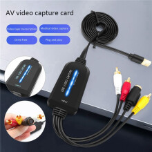 2X Tarjeta de Captura de Video USB 2.0 Tarjeta de Captura USB de un Solo Canal Dispositivo de Captura AV Convertidor Digital Sin Unidad