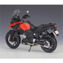 1:12 Scale Diecast Motorcycle Model Black Red Collectible Display Toy