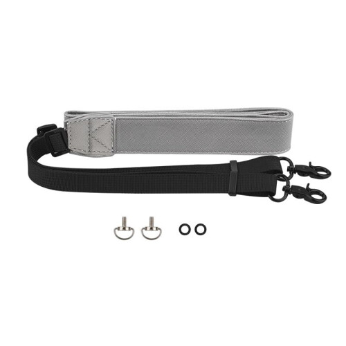 Drone Remote Controller Neck Strap Adjustable PU Lanyard with Metal Hook for RC Pro and RC2