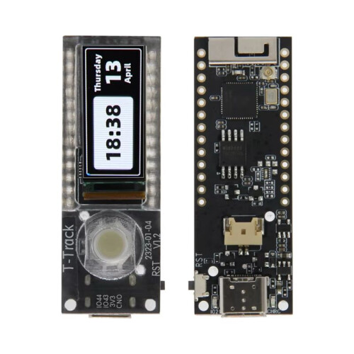 T-Track ESP32-S3 AMOLED Trackball Development Board ESP32-S3R8 WiFi  1.1inch Display Module for 2