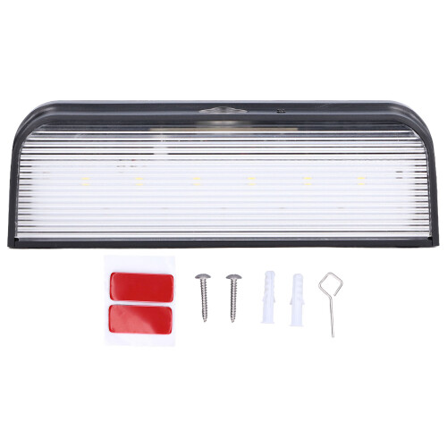 Outdoor Solar LED Wall Light Waterproof IP65 Sensor Lamp Easy Setup 1