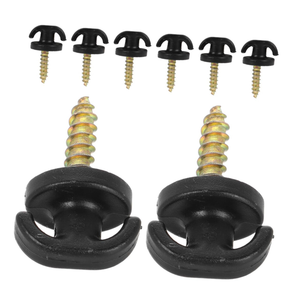 8Pcs Car Trunk Hooks Metal Cargo Net Replacement Set For Suv Rear Storage Organizer Secure Installation 9771547548317