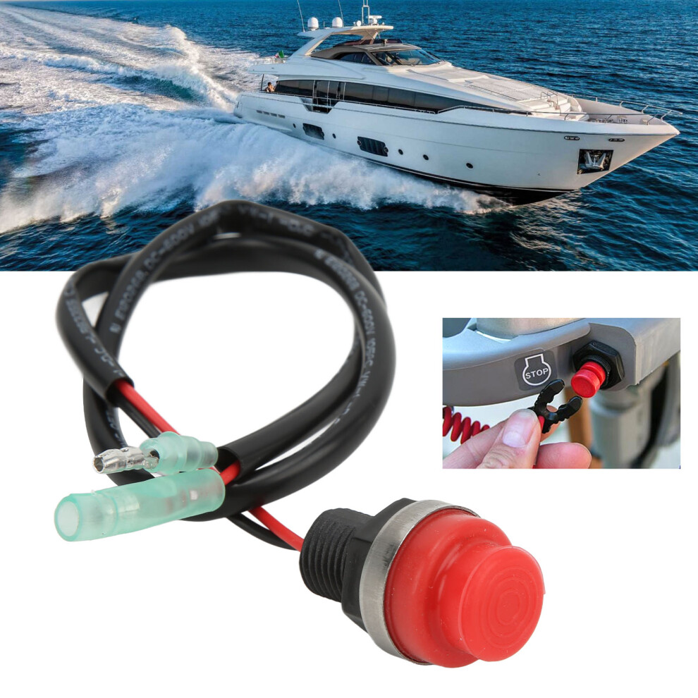 Universal Outboard Start Stop Switch 45Cm Cable For Boats Yachts 7671390500468