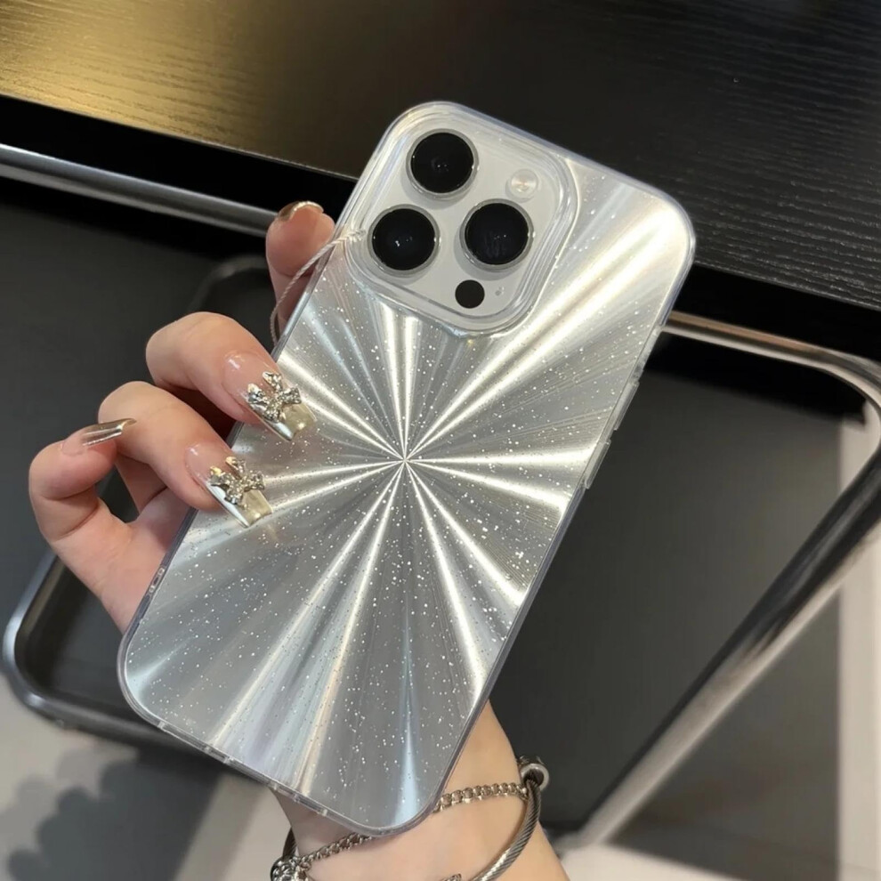 Luxury Glitter Shockproof Case For Iphone 11 Pro Beige Duallayer Protection With Camera Guard Cream 9073542688297
