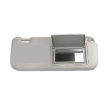 Car Sun Visor Driver Side Replacement with Makeup Mirror Beige Gray Glare Reduction Shield