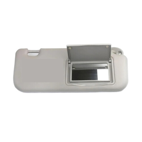 Car Sun Visor Driver Side Replacement with Makeup Mirror Beige Gray Glare Reduction Shield
