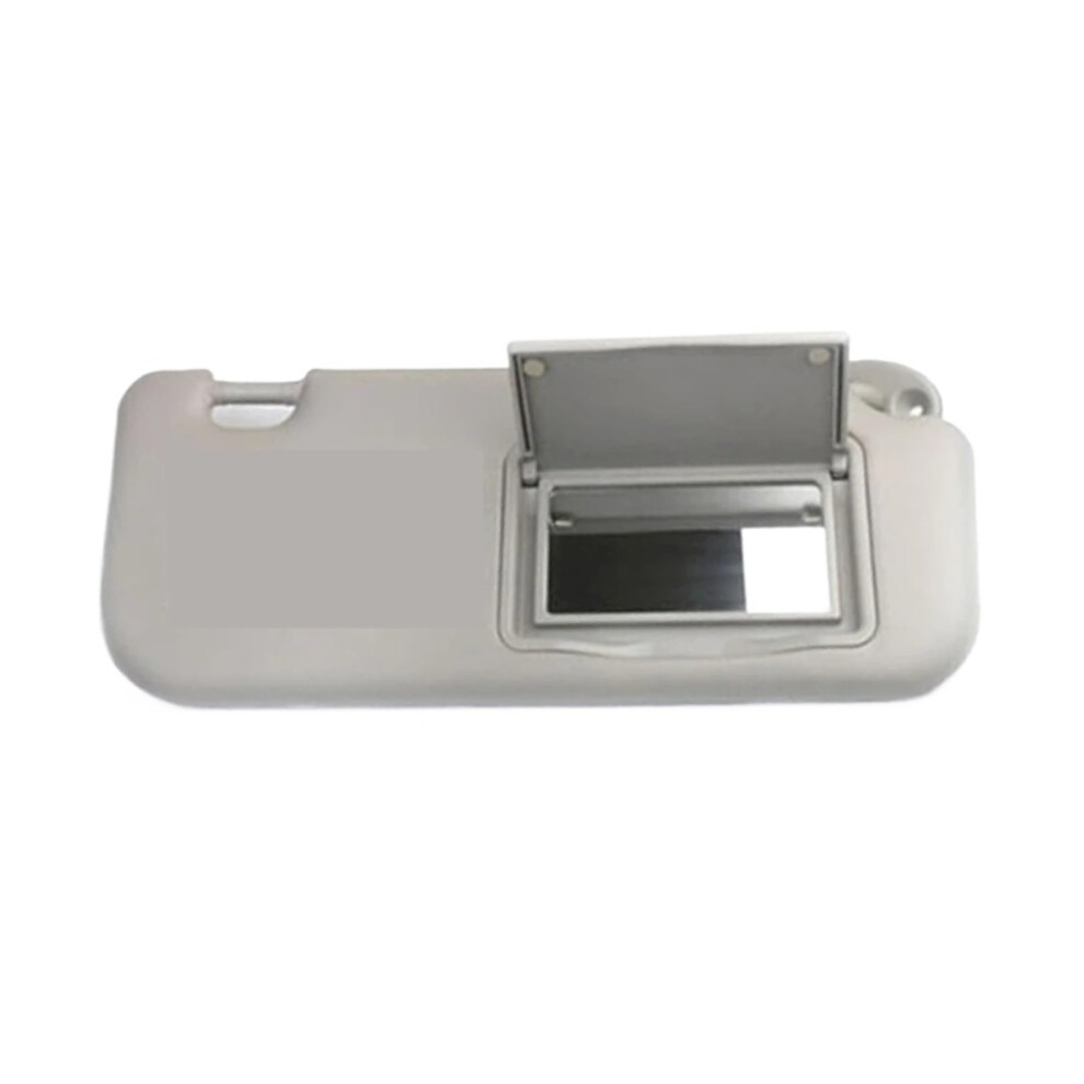 Car Sun Visor Driver Side Replacement With Makeup Mirror Glare Reduction Shield Beige/Gray 9073542688259